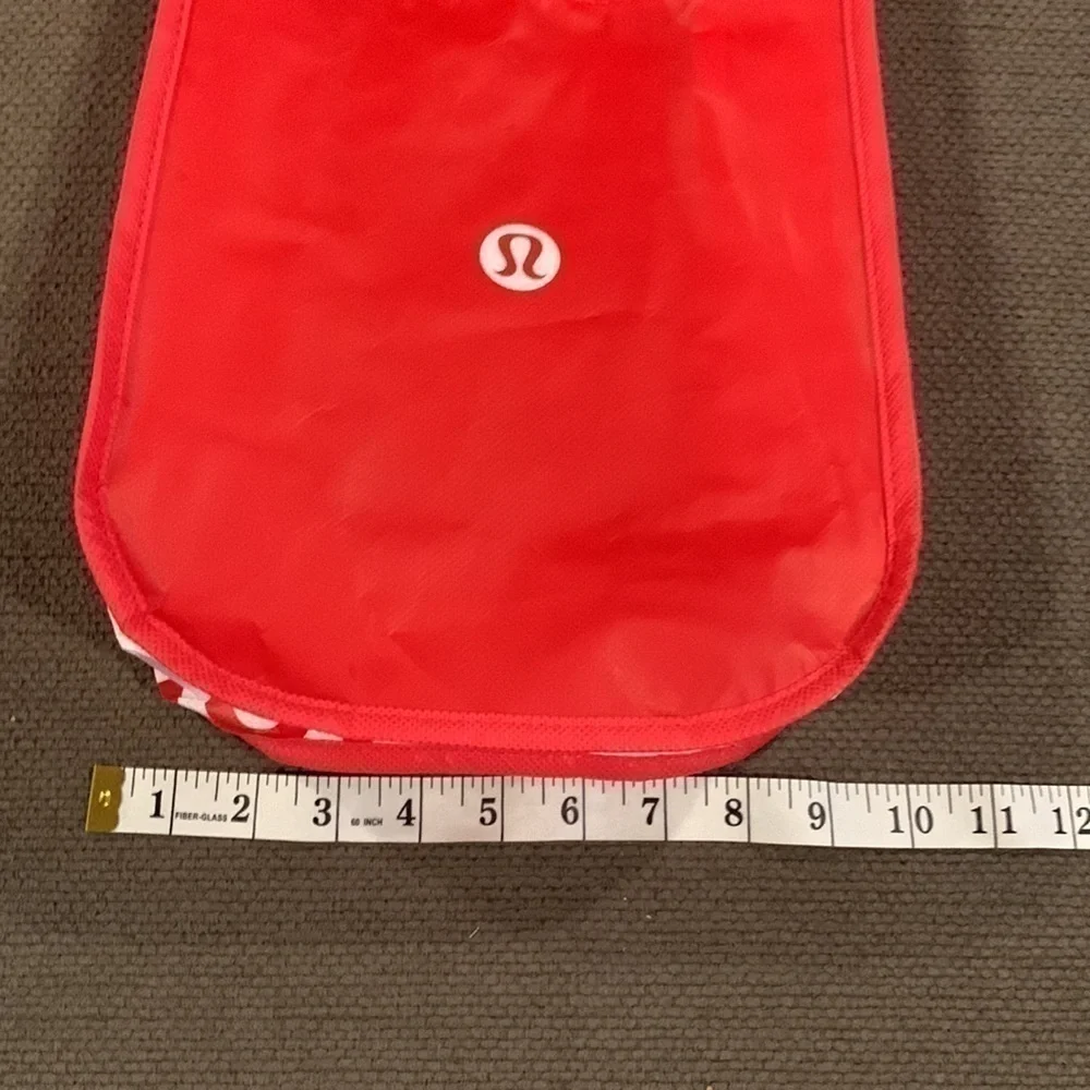 LuLuLemon Snap Red & White Reusable Bag